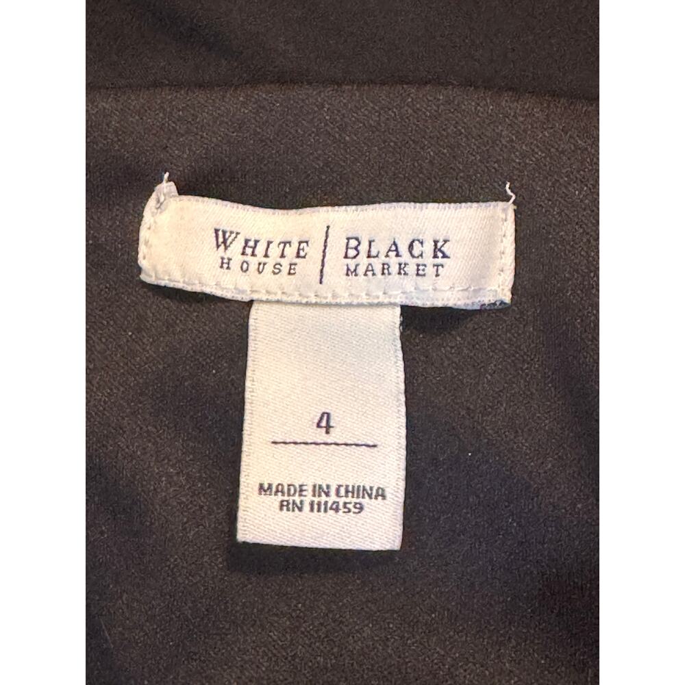 White House Black Market Sleeveless Cocktail Midi Dress Size 4 - Picture 6 of 10
